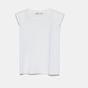 ZARA Shoulder Pad Shirt